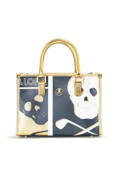 MARK&LONA - CRAY METALLIC CART BAG / シンセティックレザー アイアン 
