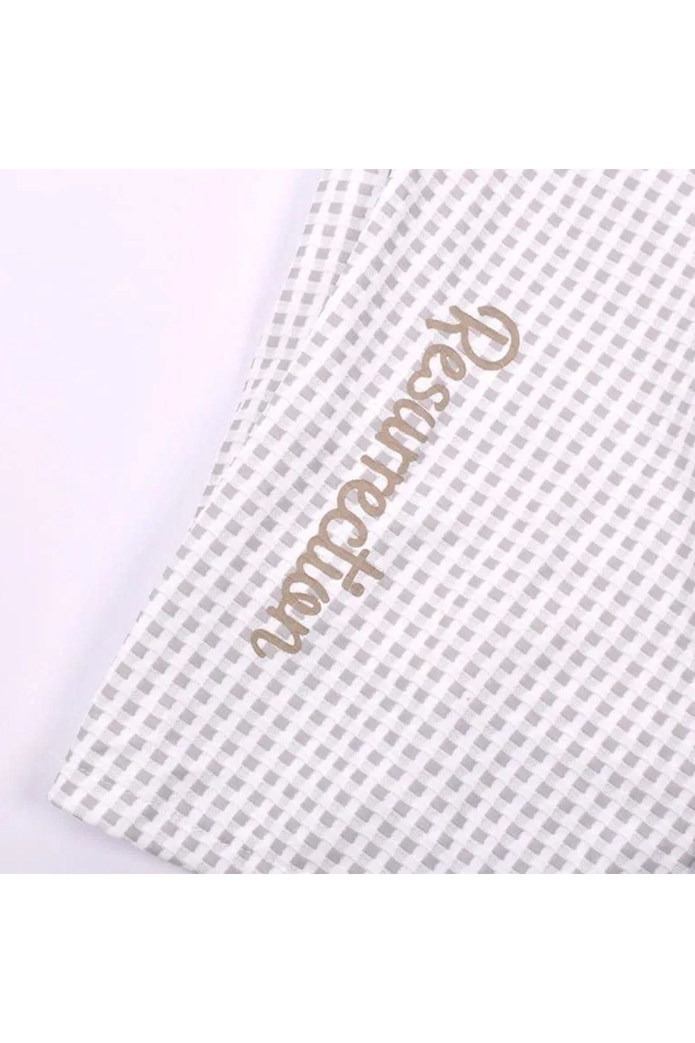 【26SS】【レディース】 GINGHAM CHECK FLARE SKIRT / ギンガムチェック フレアスカート (グレーベージュ)*