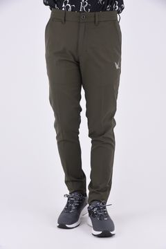 【秋冬仕様】 SLIM PANTS / アイコンロゴ ソロテックス スリムフィット ロングパンツ (カーキ)