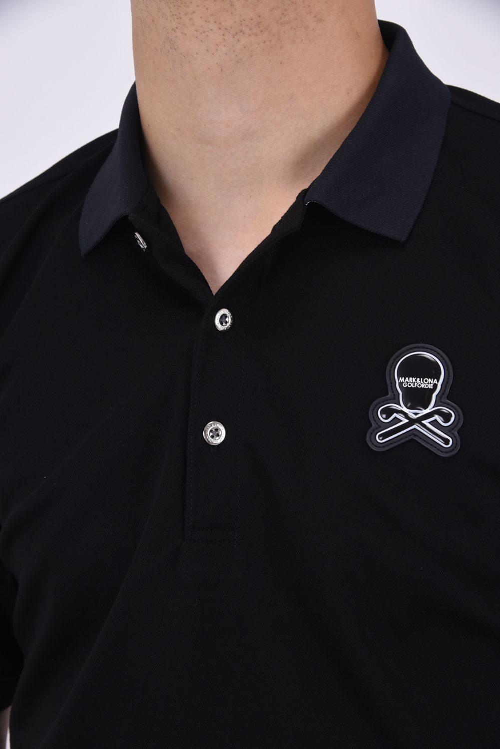 GARDA POLO / ブランクスカルワッペン ポロシャツ (ブラック)