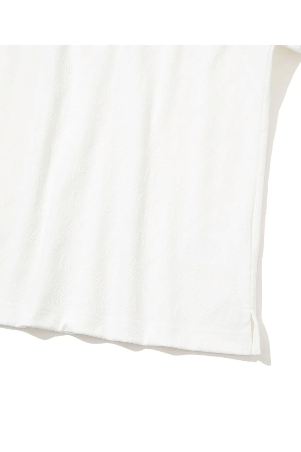 【26SS】【レディース】 ADAMANT JACQUARD POLO / ダイヤチェックジャカード ブランクスカルチャーム ポロシャツ (ホワイト)