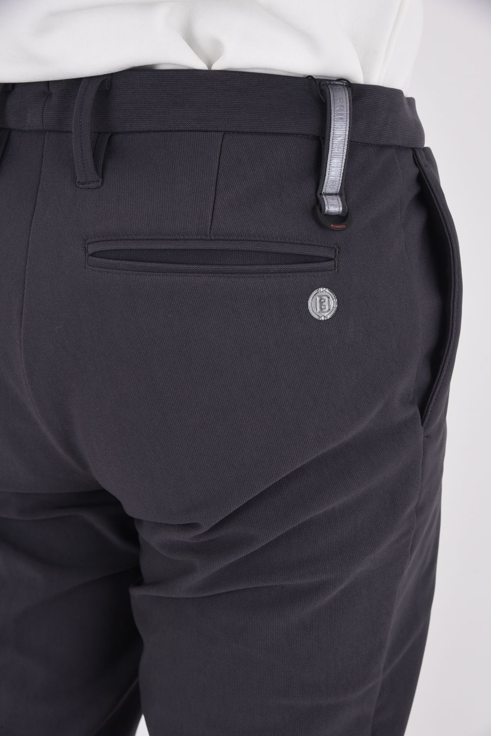 【25AW】 MEN'S WARM BASIC PANTS / ストレッチ ベーシックロングパンツ (チャコール)