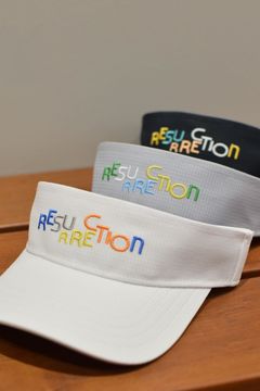 【26SS】 COLORFUL LOGO SUN VISOR / カラフルロゴ刺繍 サンバイザー (ホワイト)