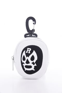 LUCHA BALL POUCH / マスクマン ボールポーチ (ホワイト)