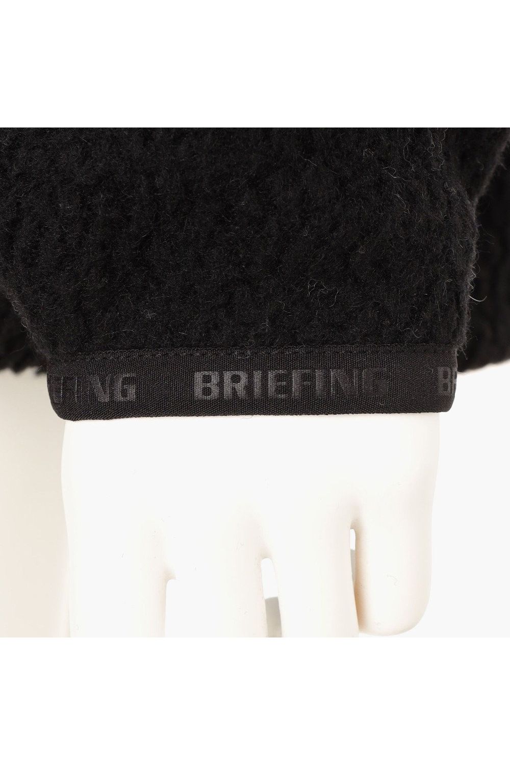 【25AW】【レディース】 WOMEN’S WOOL BOA HALFZIP TOP / ウールボアフリース ハイネック ハーフジップフーディー (ブラック)