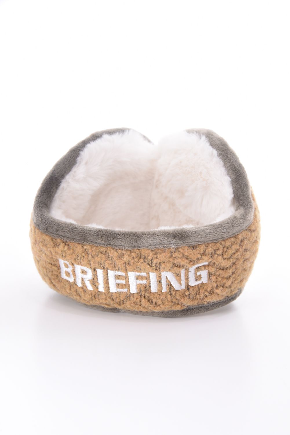 WOOL BOA EAR MUFF / ウール ボアイヤーマフ (ベージュ)
