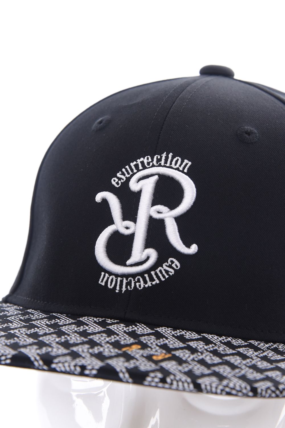 【26SS】  GM BRIM CAP FLAT / GM ブリムキャップ フラット (ブラック/ホワイト)