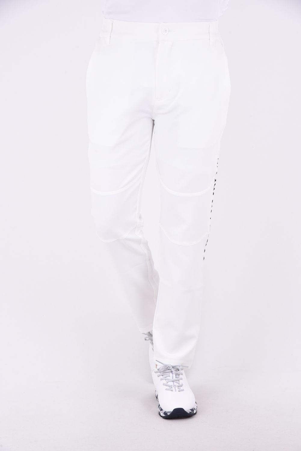 LUXEAKMPLUS - TRACK LONG PANTS / トラックロゴ ストレッチ ロング