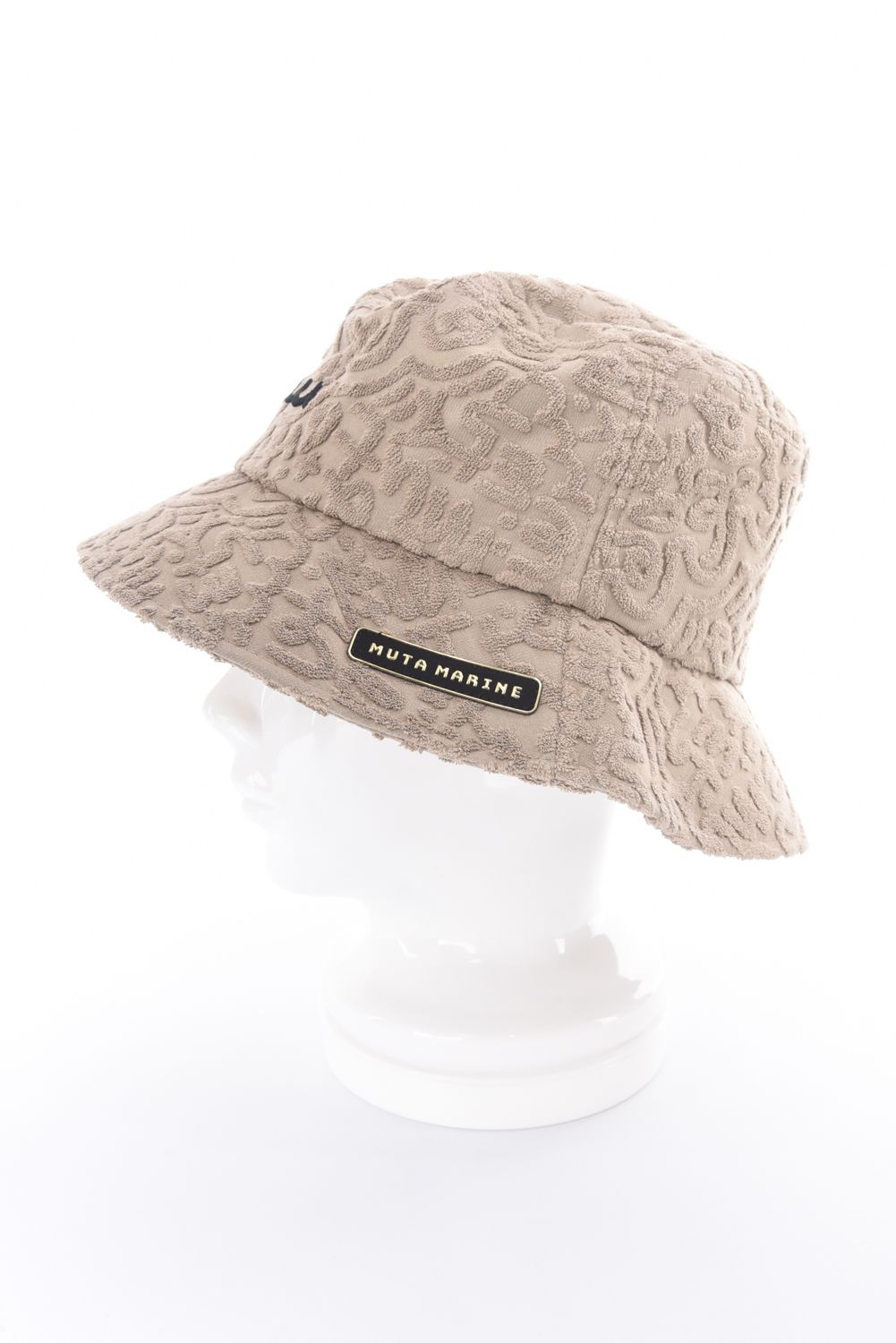 【26SS】 LINE ART PILE BUCKET HAT / パイル生地 ラインアート バケットハット (ベージュ)