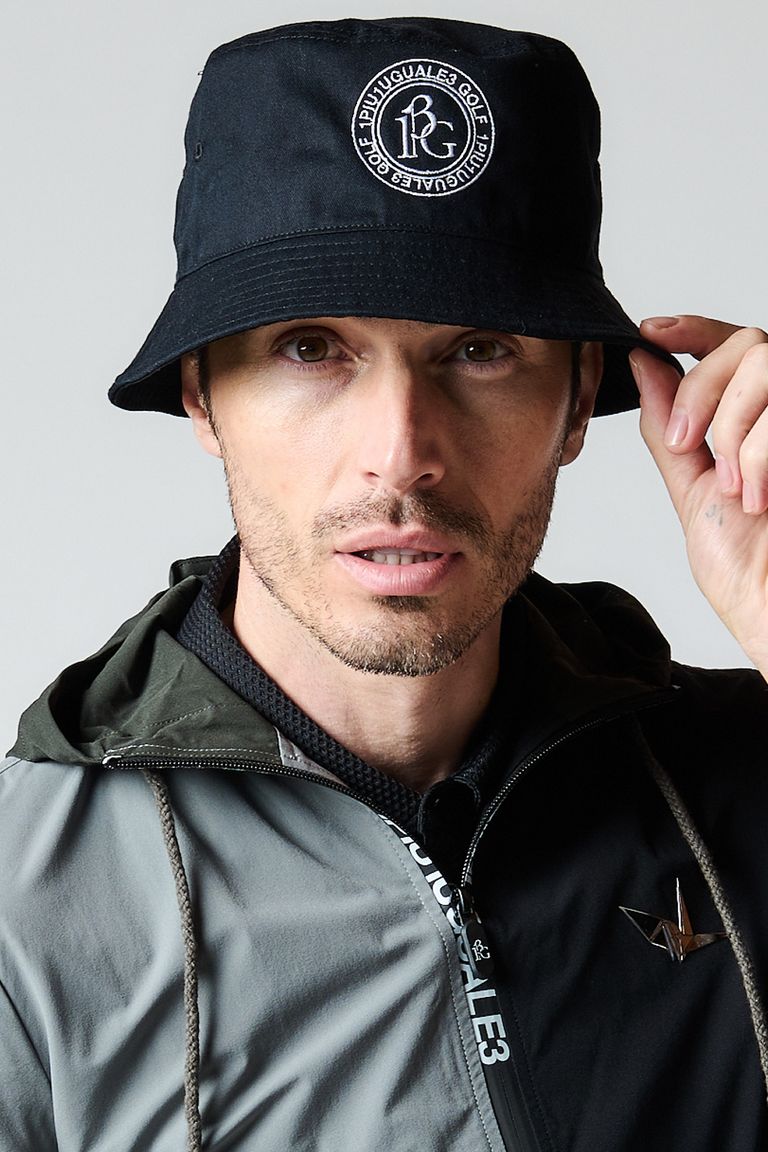 1PIU1UGUALE3 GOLF - COTTON CIRCLE BUCKET HAT / 113Gサークルロゴ 
