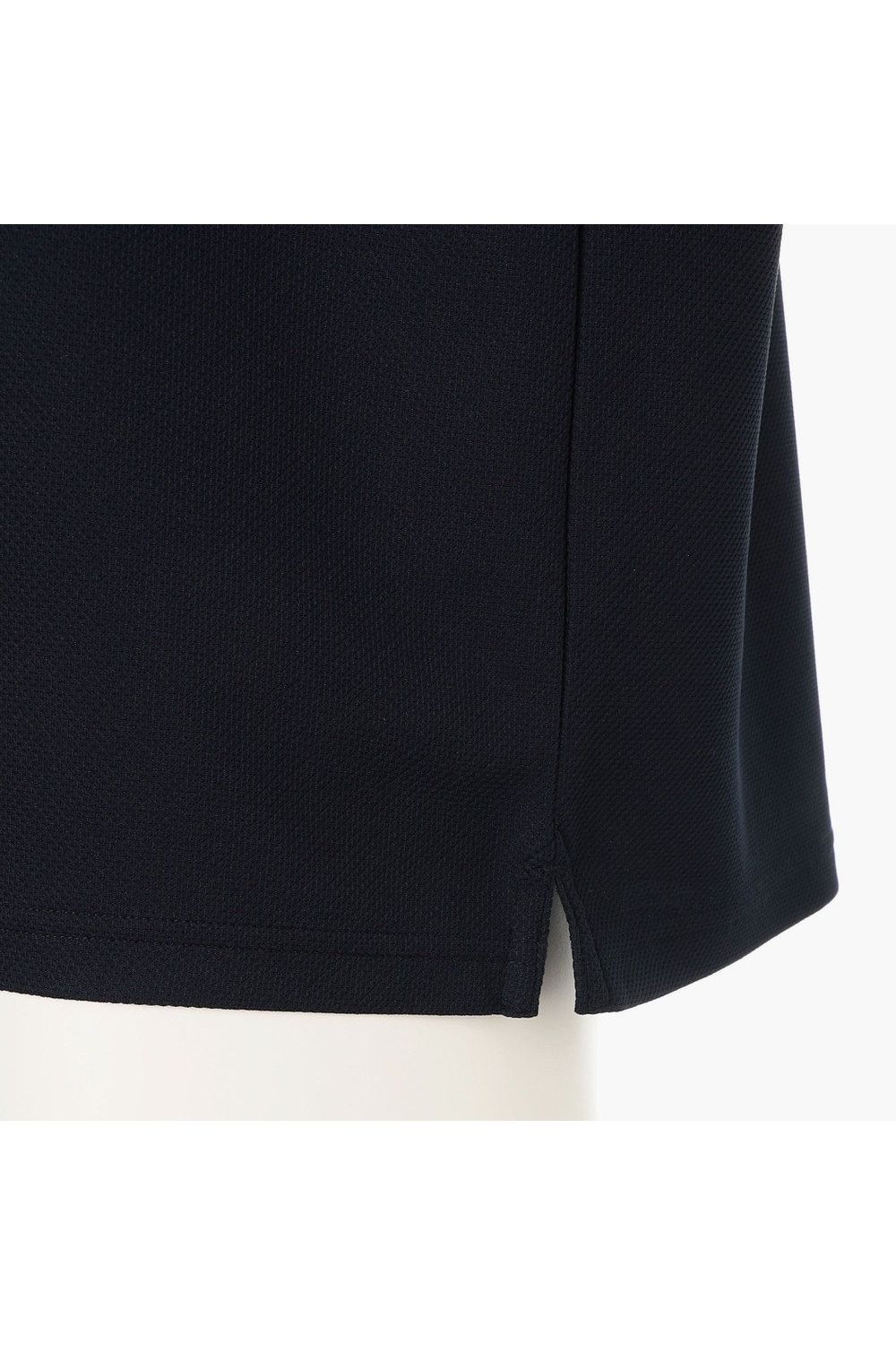 【26SS】 MEN'S LINE HIGHNECK RF / カノコ生地 ラインロゴテープ リラックスフィット モックネックTシャツ (ネイビー)