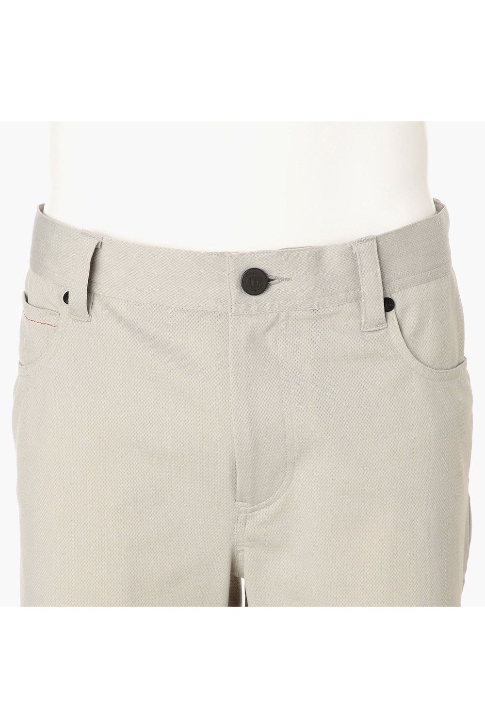 【26SS】 MEN'S MESH 5-POCKETS SHORT PANTS / トリコットメッシュ 5ポケット ショートパンツ (ライトグレー)