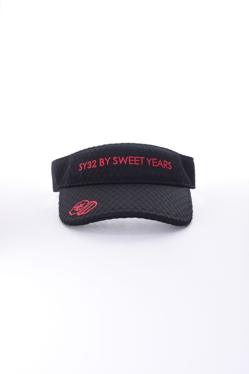 【26SS】 MESH EMB SUN VISOR / メッシュ ロゴ刺繡 サンバイザー (ブラック)