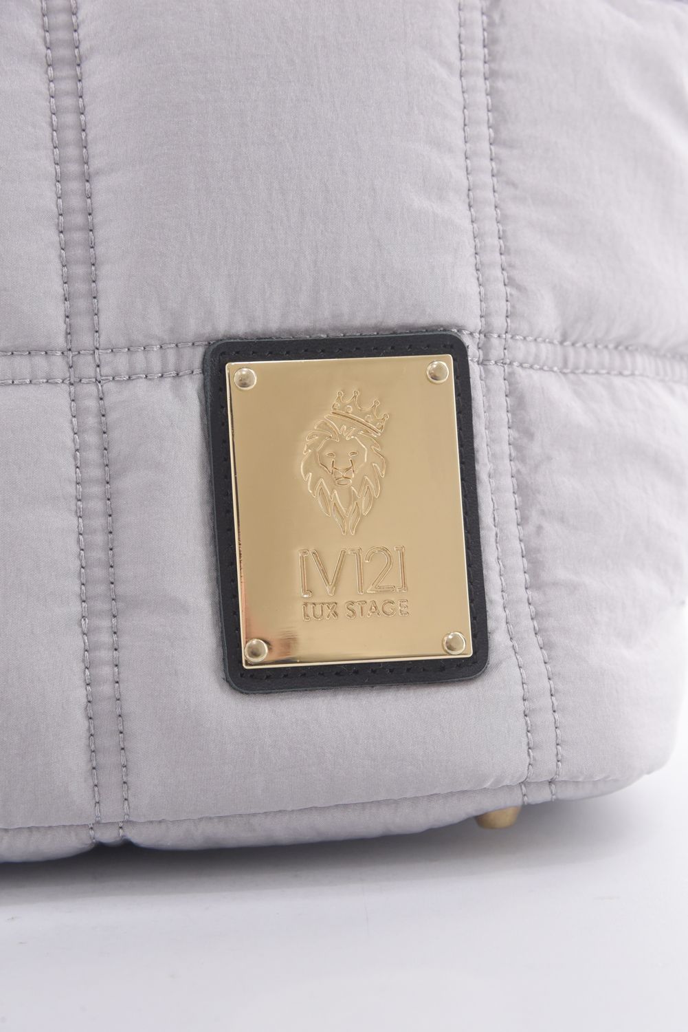 QUILT CART BAG / キルティング ロープショルダー付きカートバッグ (グレー)