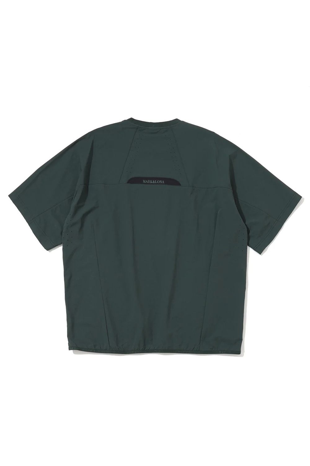 【26SS】【CODE COLLECTION】 PTMT / ストレッチナイロン クルーネックプルオーバー (グリーン)