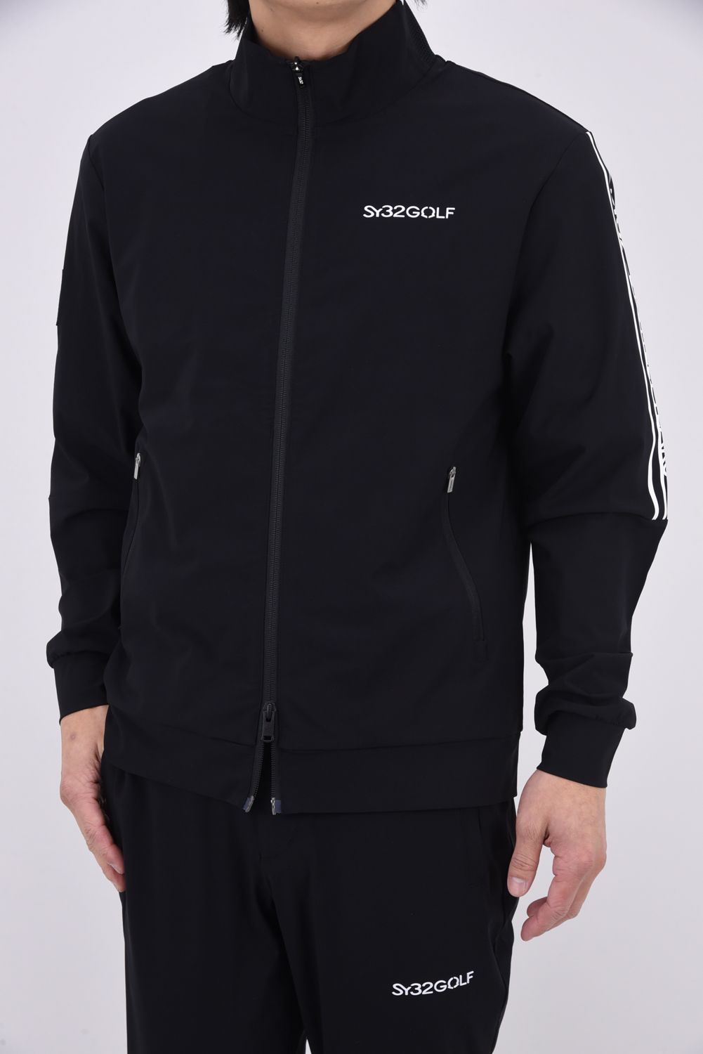 【26SS】 CARVICO STRECH JK / カルビコ ストレッチ ジップアップジャケット (ブラック)