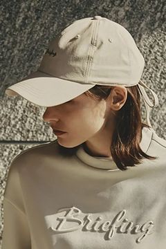 【26SS】【レディース】 WOMEN’S SMALL LOGO RIBBON CAP / ブランドロゴ バックリボン キャップ (アイボリー)
