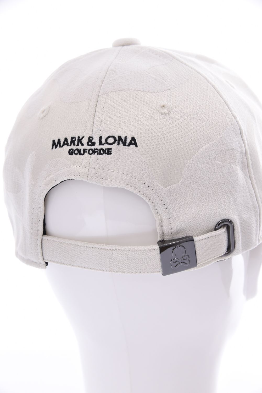 【26AW】 MERCURY CAMO STRETCH CAP / シグネチャーカモ ブランドロゴ刺繍 ストレッチキャップ (オフホワイト)