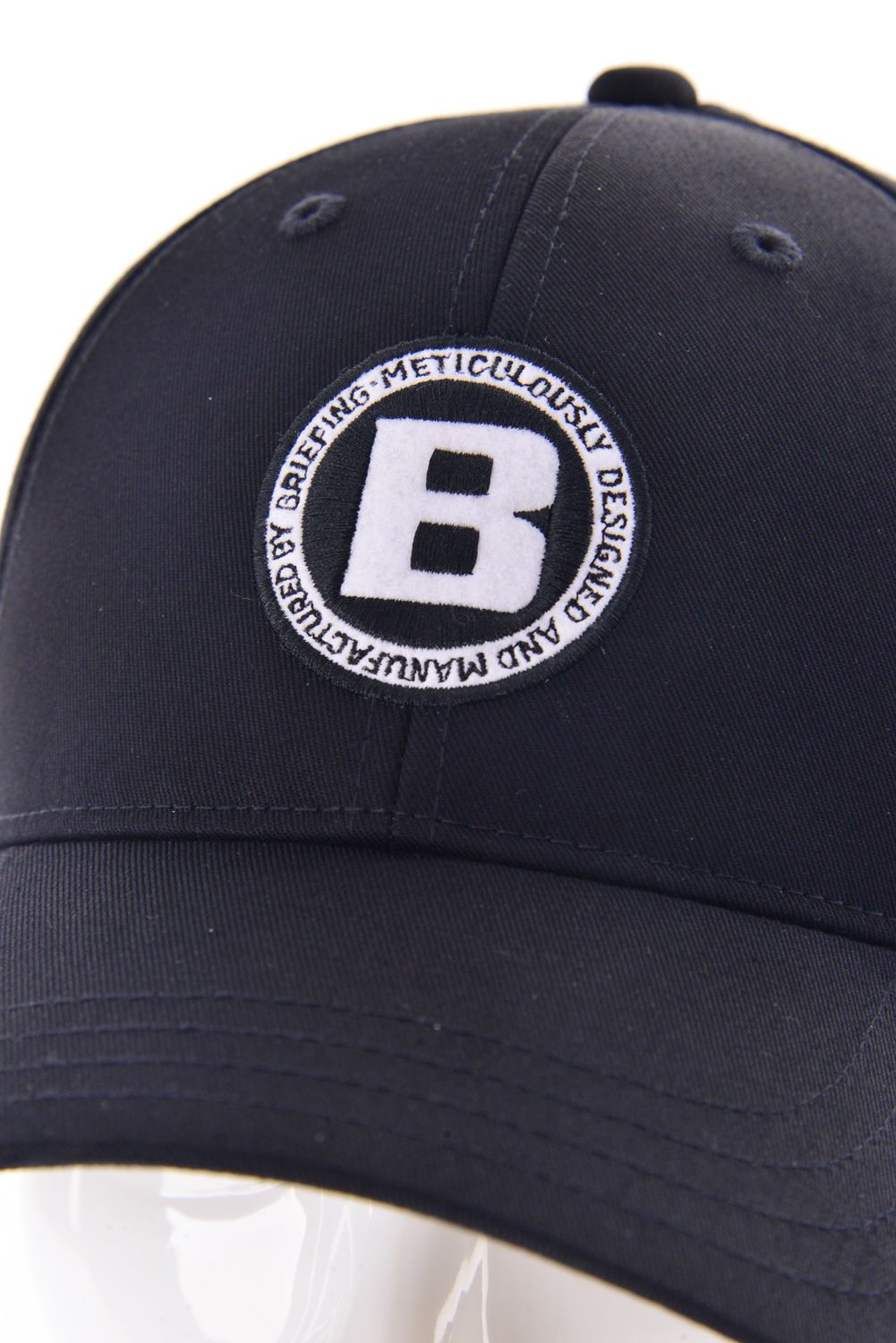 【GOSSIP GOLF別注】 B-MARK CIRCLE LOGO CAP / サークルロゴ シルバー刺繍 キャップ (ブラック)