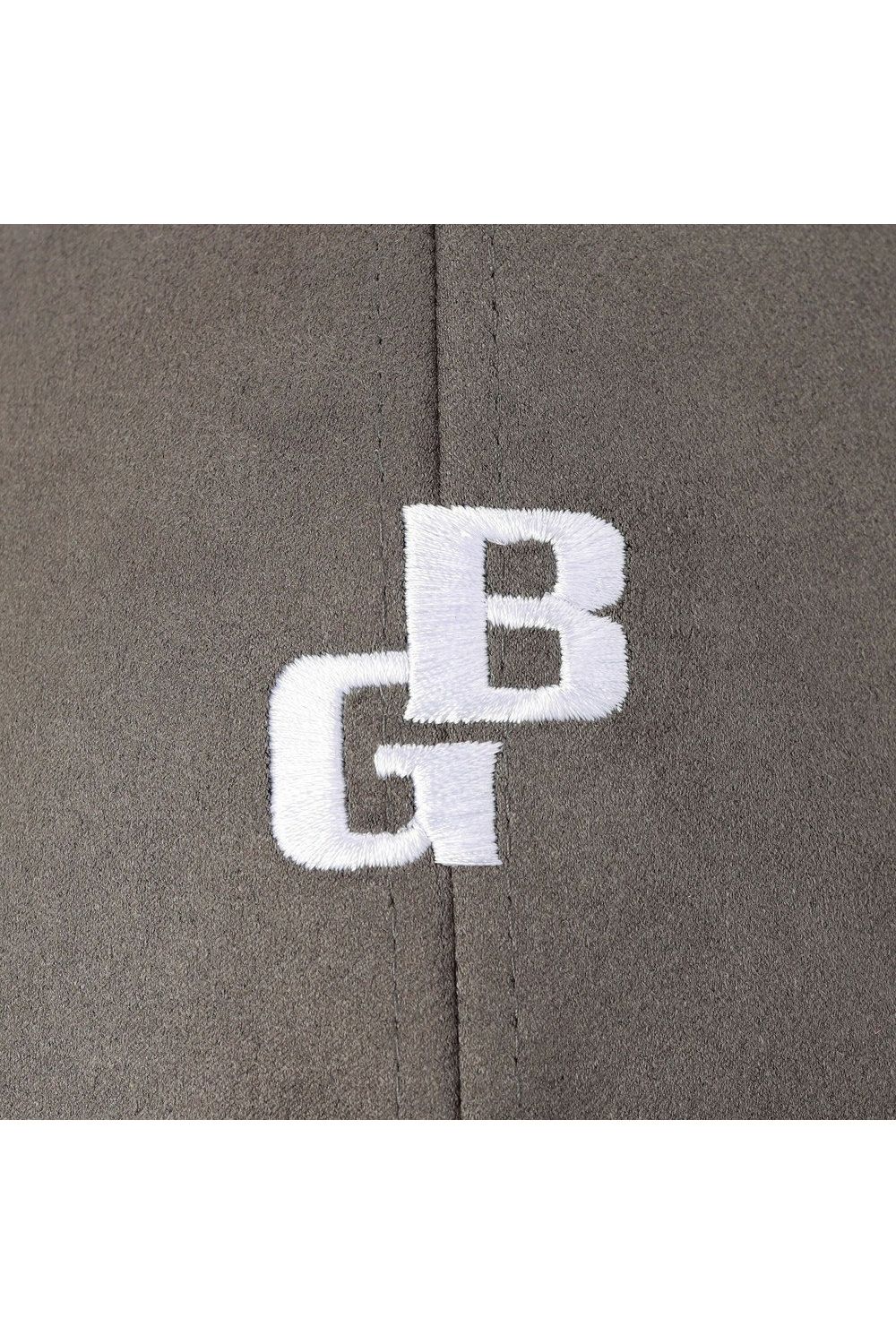 【26AW】 MEN’S SUEDE SMALL BG LOGO CAP / スウェード素材 スモールBGロゴ キャップ (グレー)