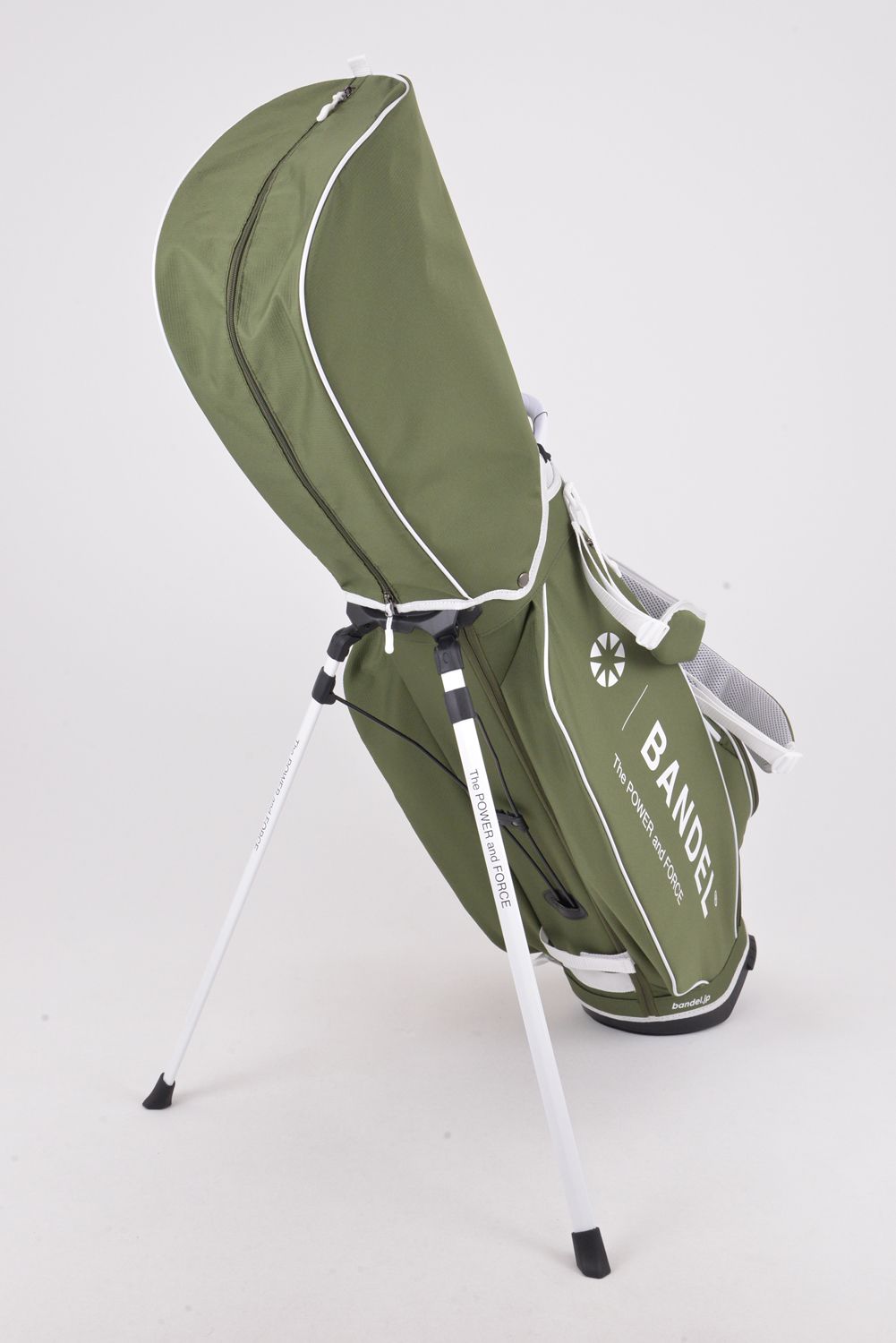 【ポイント10倍】 BANDEL × elitegrips D-Type 9.5inch CADDY BAG / エリートグリップ コラボレーション キャディバッグ (カーキ)