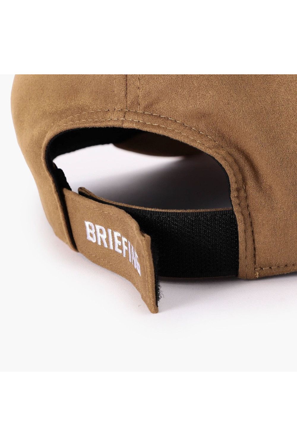 【26AW】 MEN’S SUEDE SMALL BG LOGO CAP / スウェード素材 スモールBGロゴ キャップ (ベージュ)