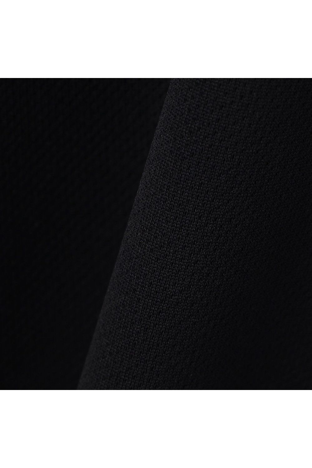 【25SS】【レディース】 BACK FLARE POLO / 背面ジップ フレア ポロシャツ (ブラック)