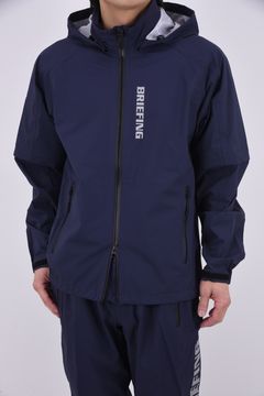 【26SS】 MEN'S WATERPROOF BLOUSON / マイクロリップナイロン 2WAYレインジャケット (ネイビー)