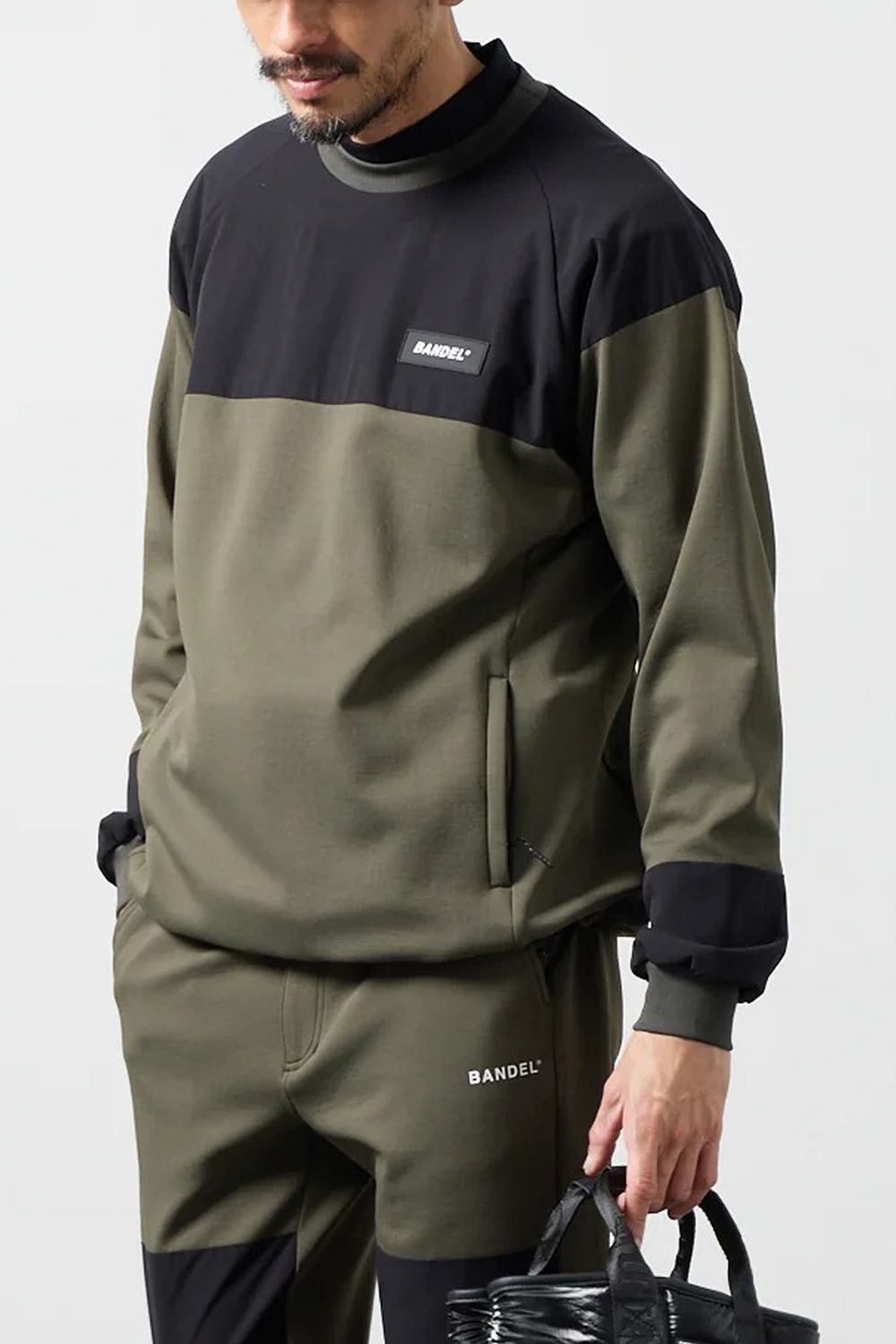【26AW】 FLEECE COMBINATION PULLOVER / フリースコンビネーション プルオーバー (カーキ)