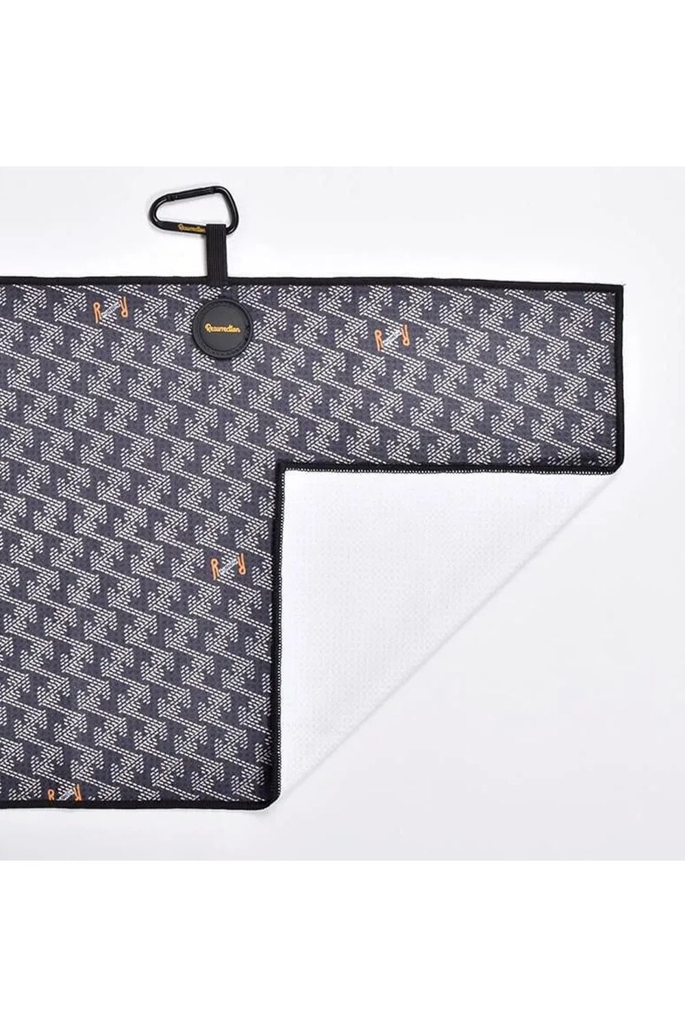 【26AW】 Caddie Towel / カラビナ付き マグネット内蔵 キャディタオル (ダークブラック)