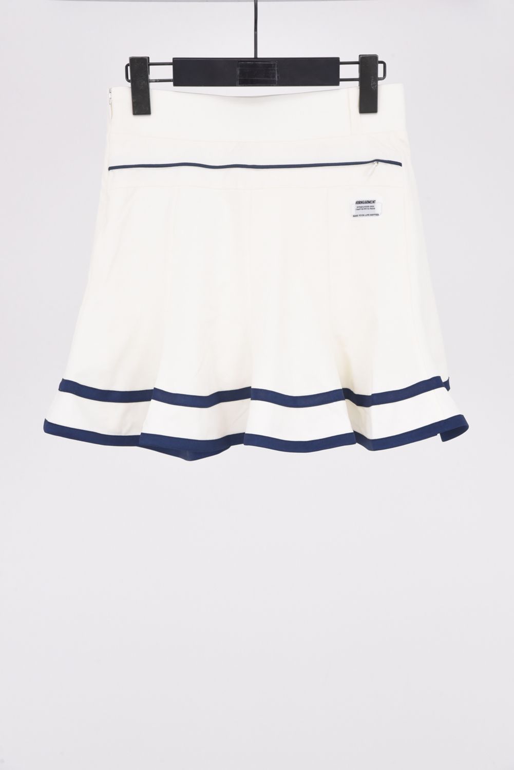 【25SS】【レディース】 SMILY COURT SKIRT/ ハイウエスト フレアスカート (ホワイト)