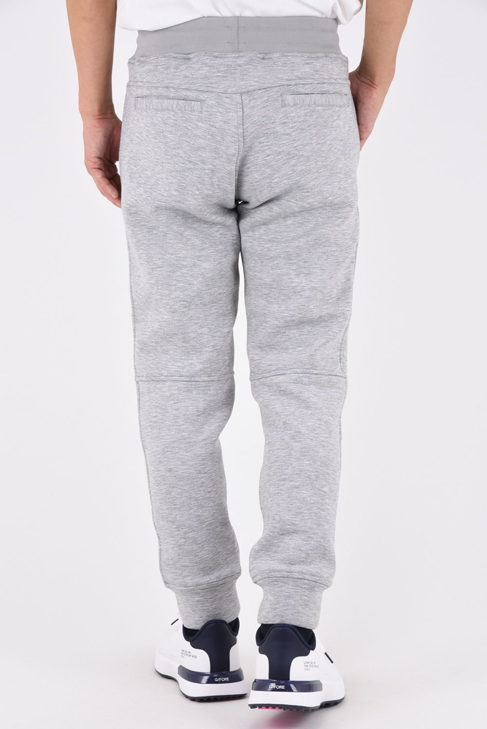 【26AW】 BONDING JOGGER PANTS / ボンディング素材 ワンポイントロゴ ジョガーパンツ (グレー)