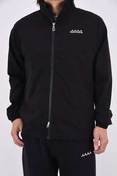 【26AW】 ZIP UP BLOUSON / 撥水ストレッチナイロン ジップアップ ライトブルゾン (ブラック)