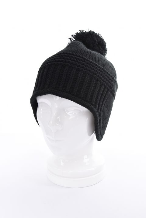 【26AW】 EAR WARMER KNIT CAP / イヤーウォーマー ニットキャップ  (ブラック)