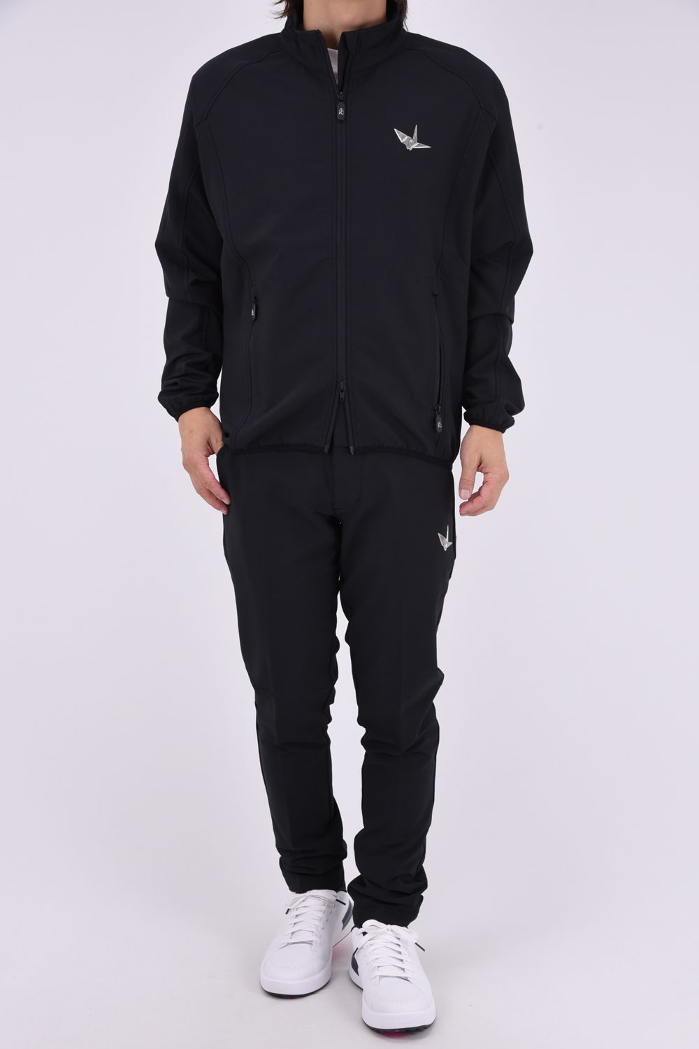 【26AW】 Long Pants / バックロゴ テーパードシルエット ロングパンツ (ブラック)