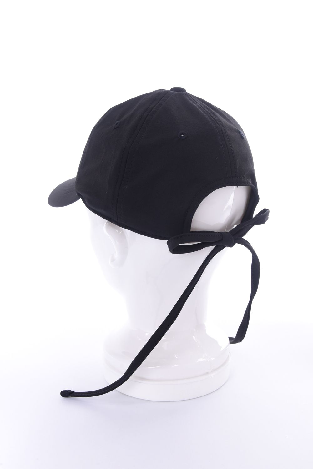 【26SS】【レディース】 WOMEN’S SMALL LOGO RIBBON CAP / ブランドロゴ バックリボン キャップ (ブラック)