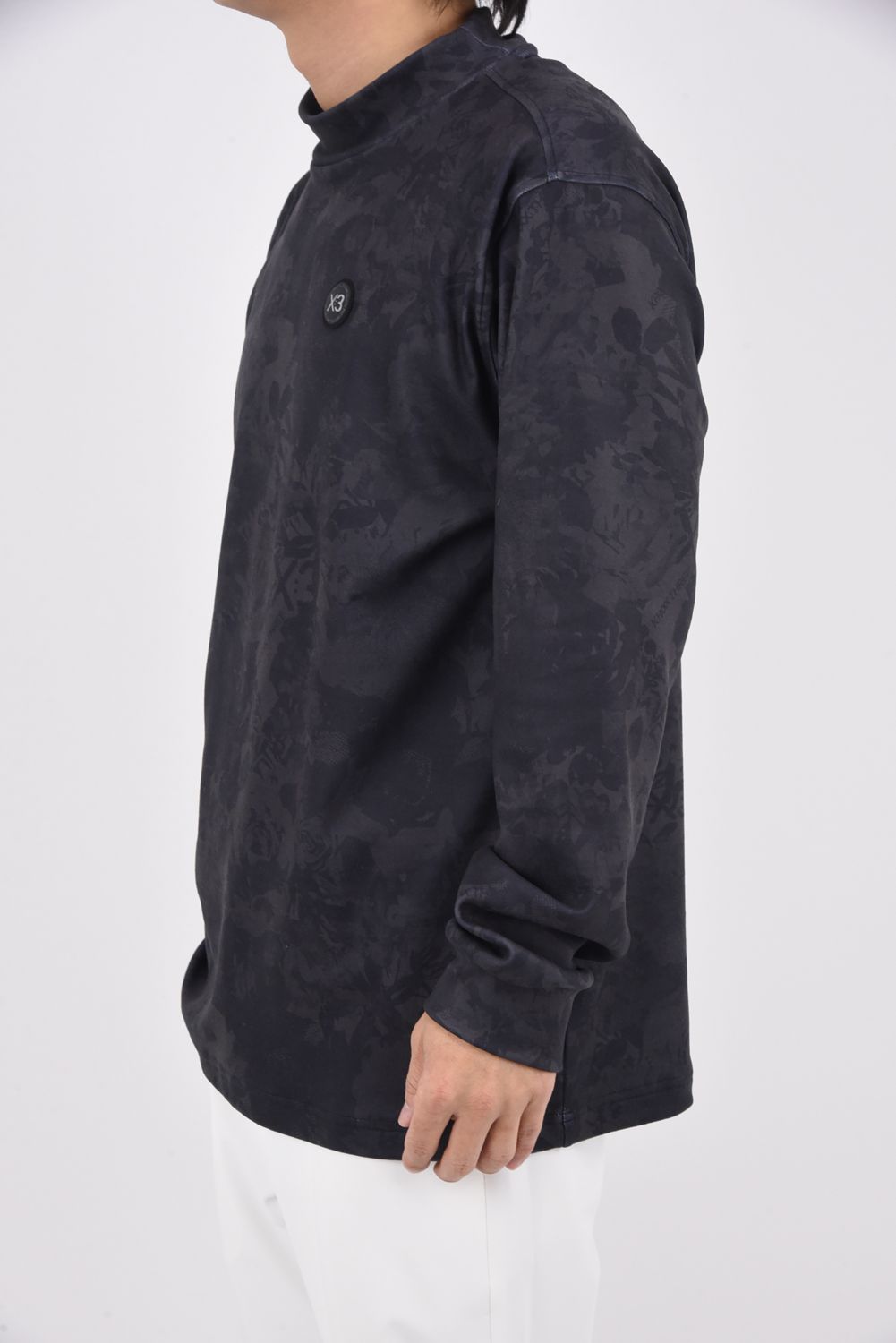 【期間限定ポイント10倍】【25AW】 FLOWER CAMO L/S HIGHNECK / フラワーカモ ロングスリーブ ハイネックTシャツ (ブラック)