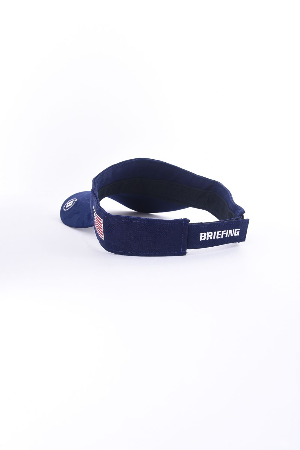 MENS CAMO JQ VISOR / カモフラ柄 ブランドロゴ サンバイザー ネイビー