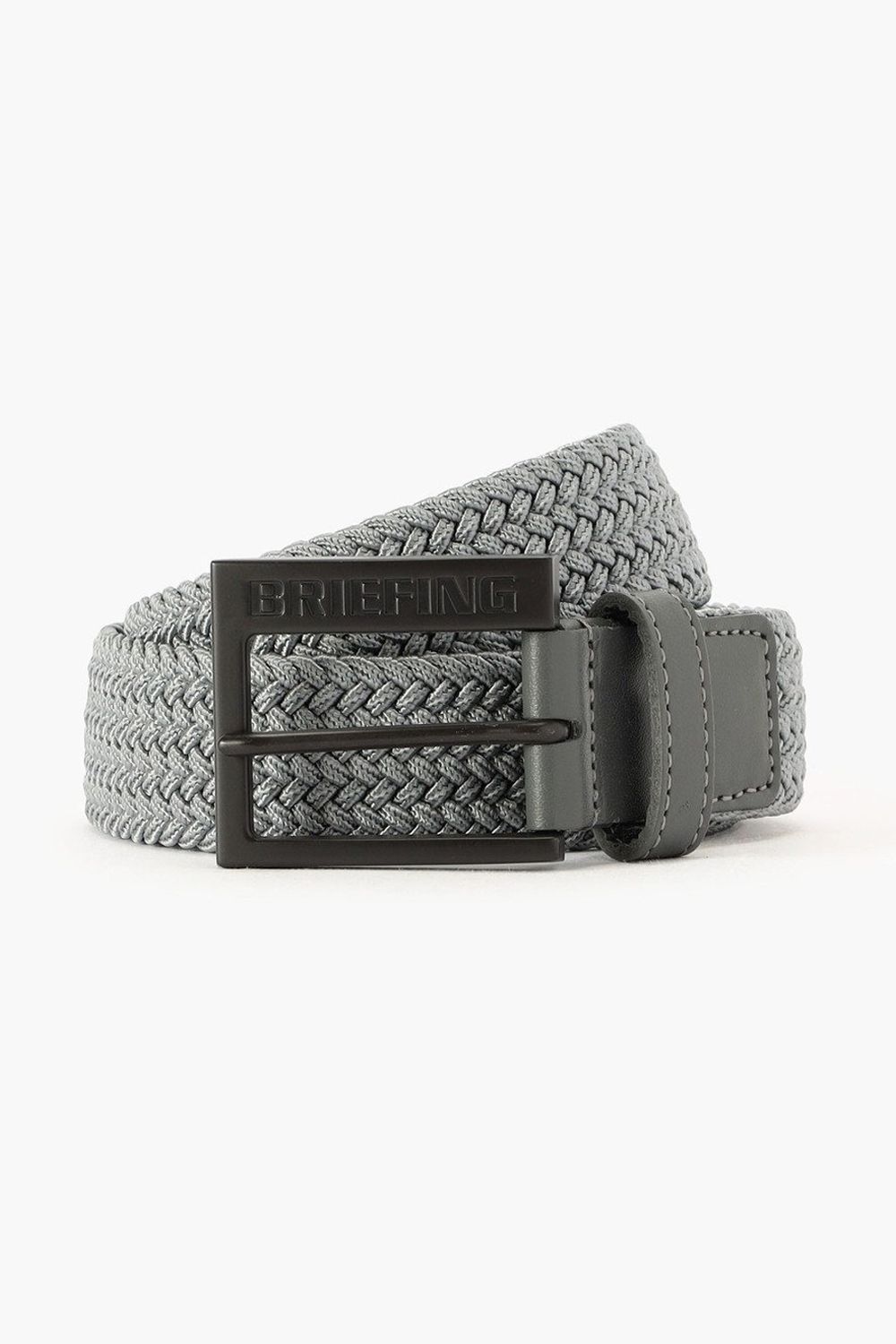 【26SS】 MS SQUARE BUCKLE MESH BELT / スクエアバックル メッシュベルト (グレー)