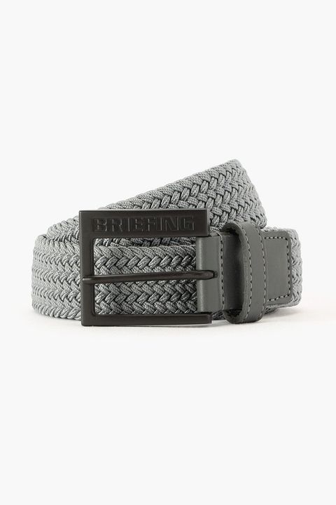【26SS】 MS SQUARE BUCKLE MESH BELT / スクエアバックル メッシュベルト (グレー)