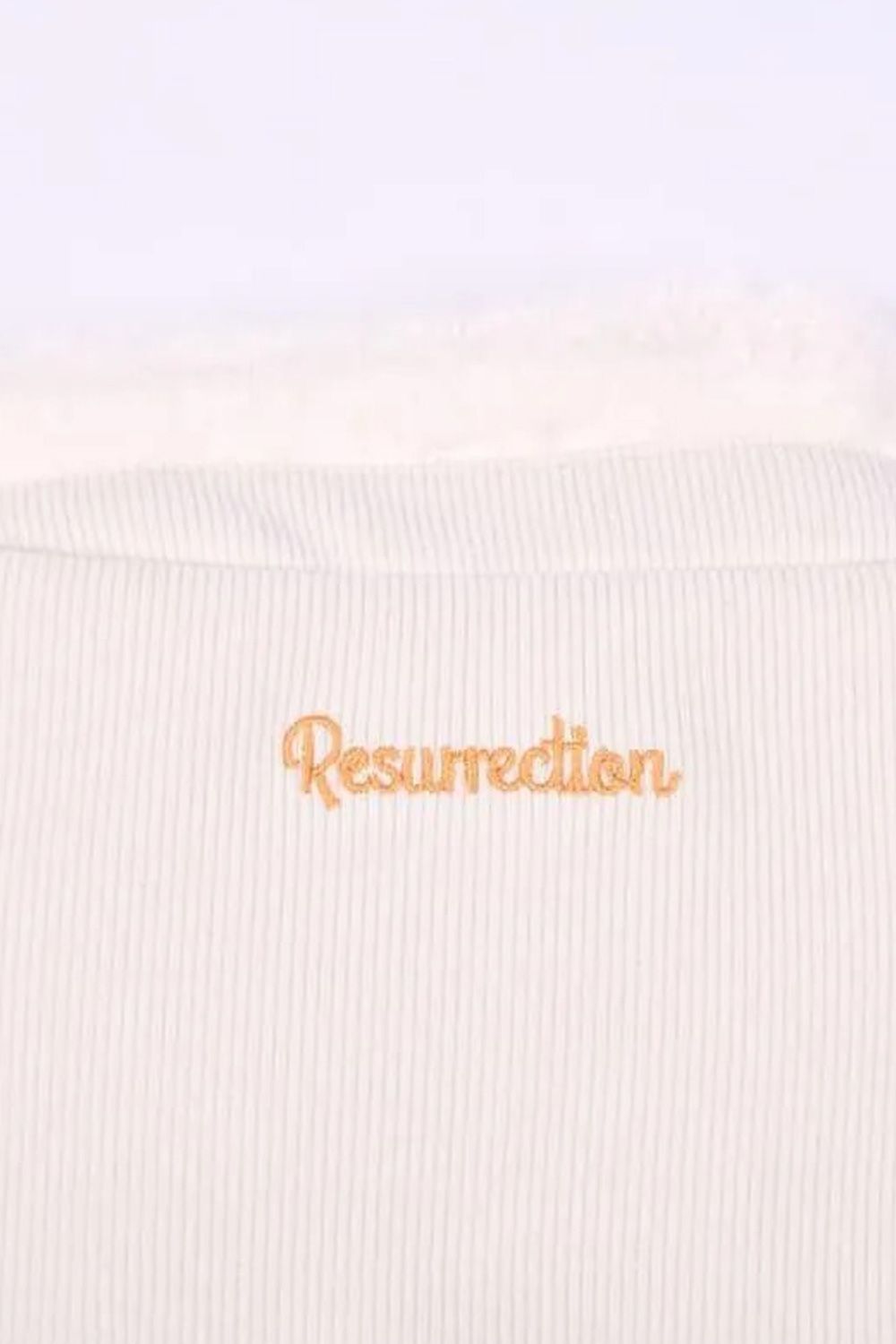 【25AW】【レディース】 SWITCHING FUR VEST / スイッチング ファー ベスト (ホワイト)*