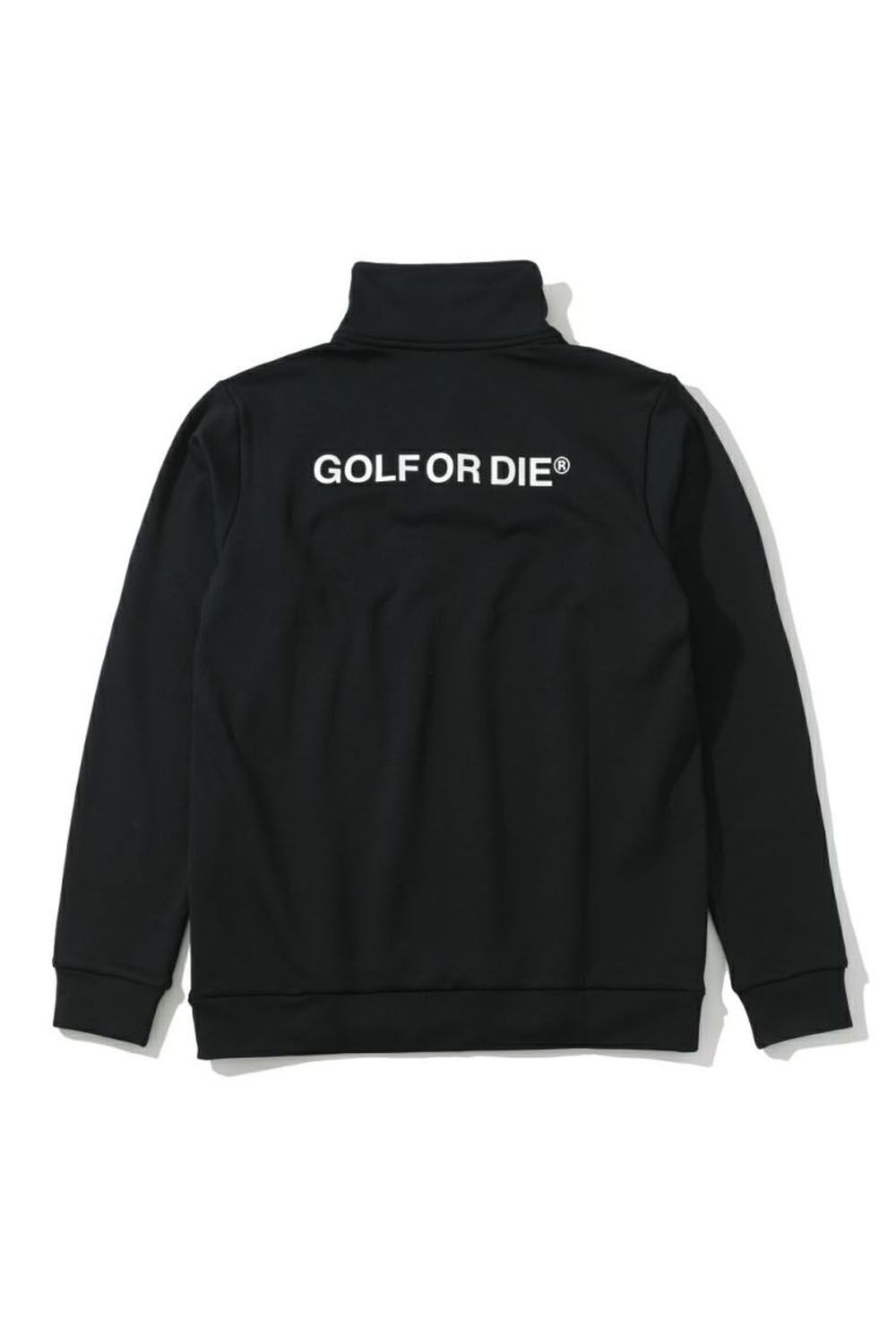 EVER MICRO FLEECE POLO / バックプリント スーパーマイクロフリース ポロシャツ (ブラック)