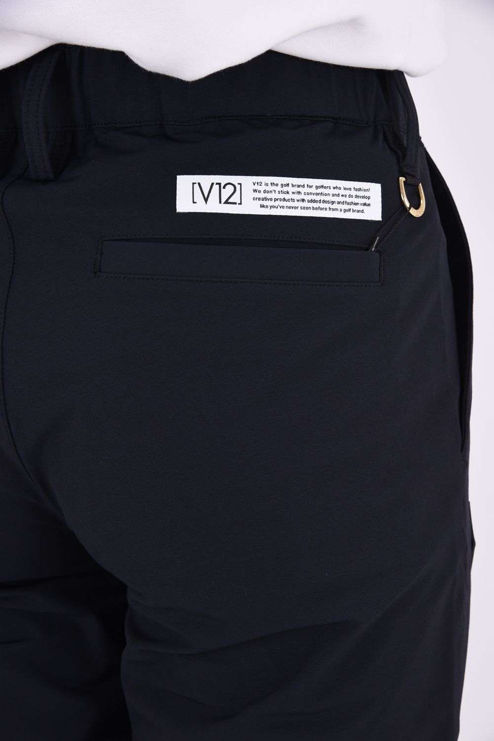 【26AW】 MOLD LOGO PANTS / 高撥水生地 サイドロゴ ナイロンロングパンツ (ブラック)