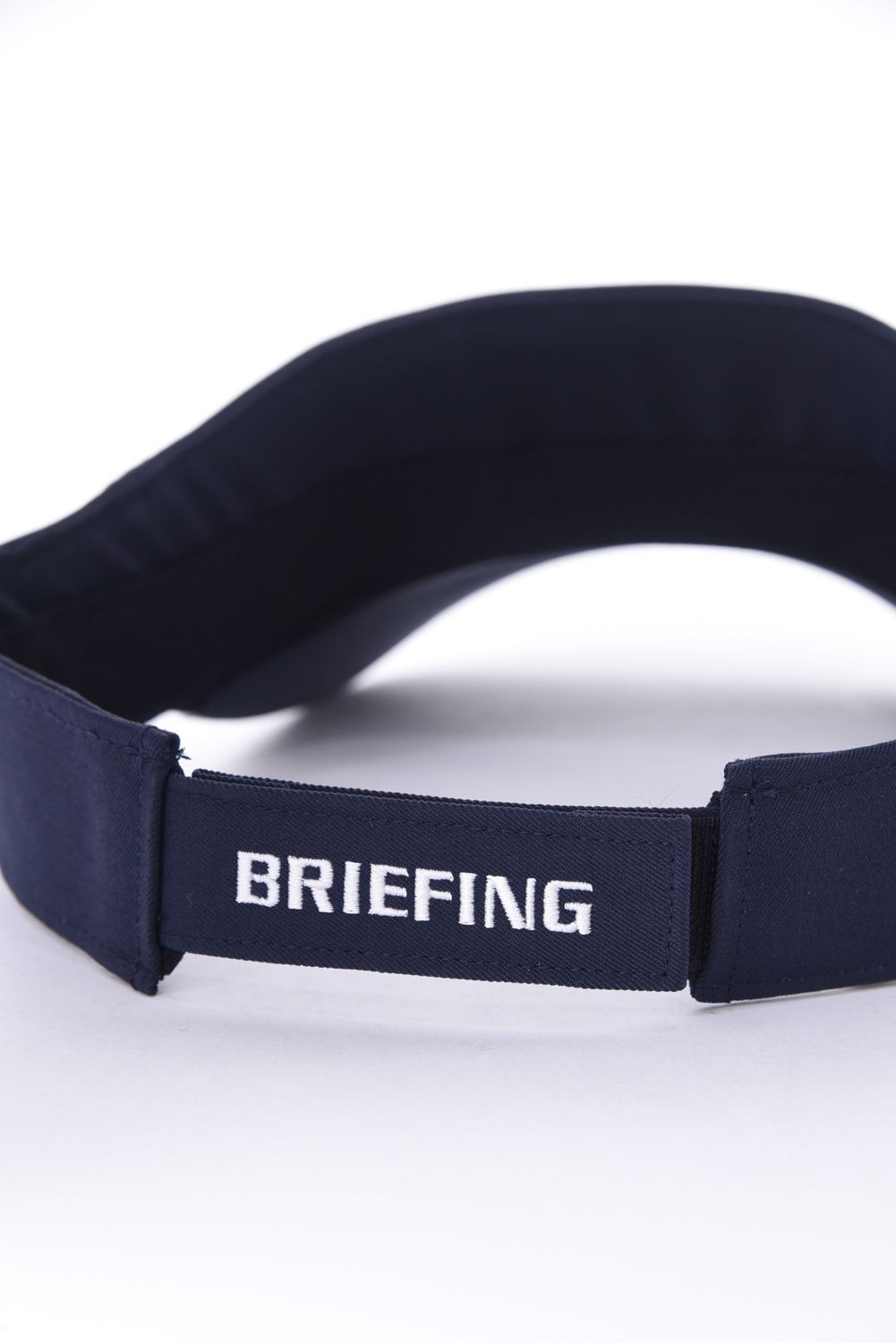 【26SS】 MEN’S ROUND LOGO VISOR / アシンメトリー ラウンドロゴ サンバイザー (ネイビー)