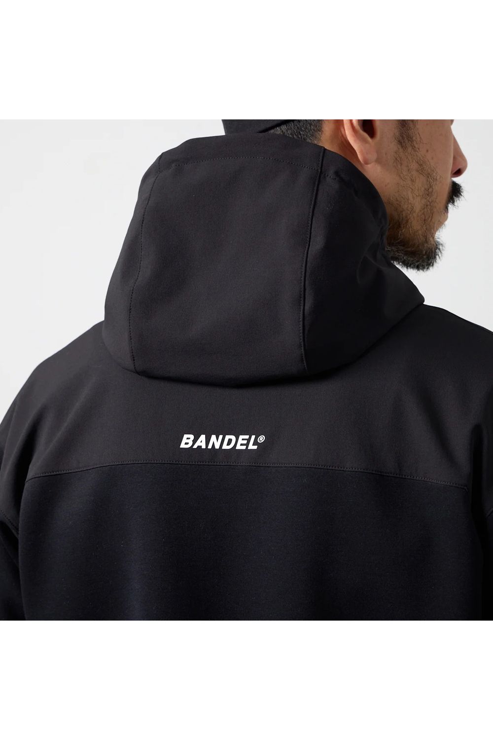 【26AW】 BONDING COMBINATION ZIP HOODIE / ボンディングコンビネーション ジップアップパーカー (ブラック/ブラック)
