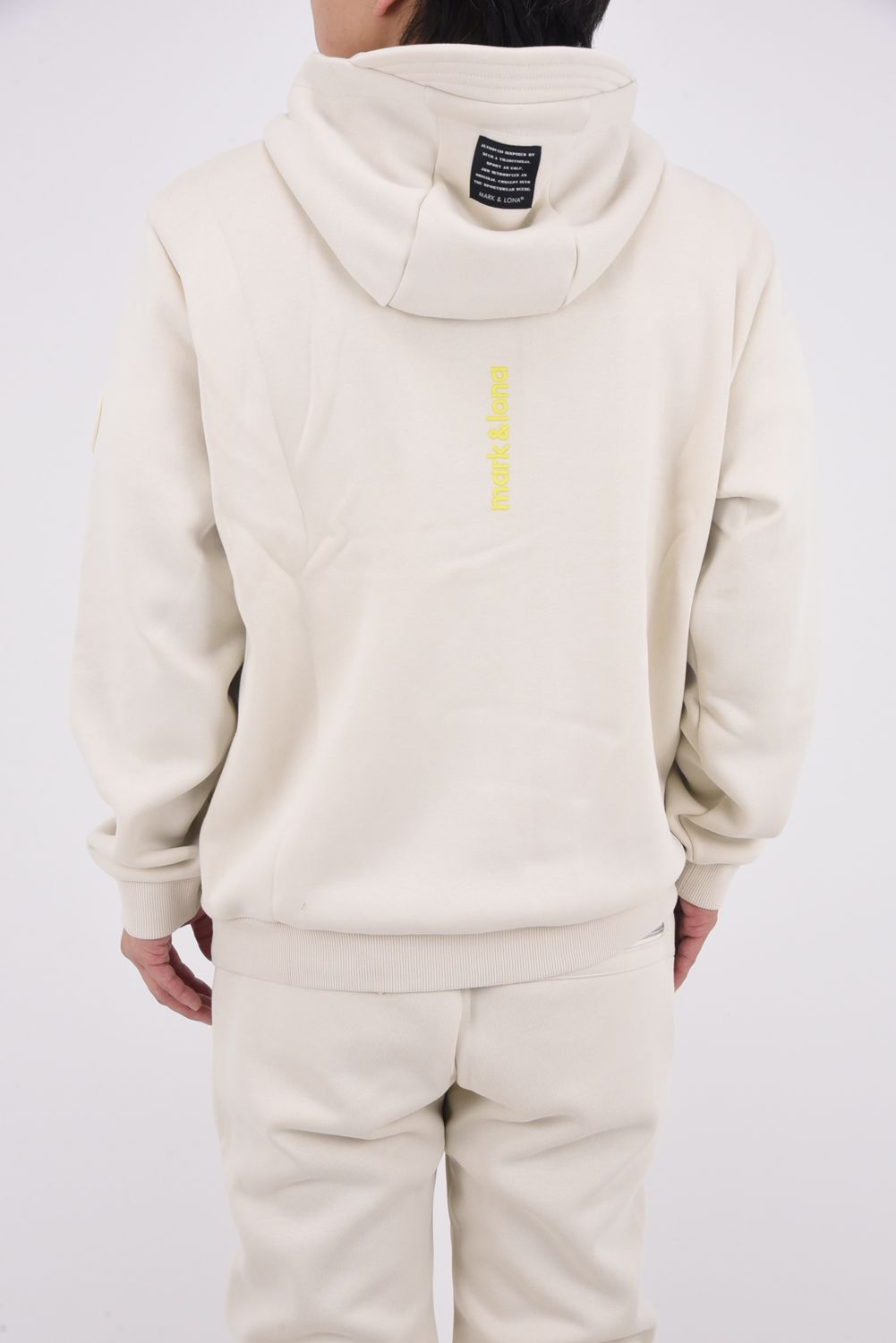 【2025AW】 HOODIE / 裏フリース スウェット素材 ジップアップフーディー (オフホワイト)
