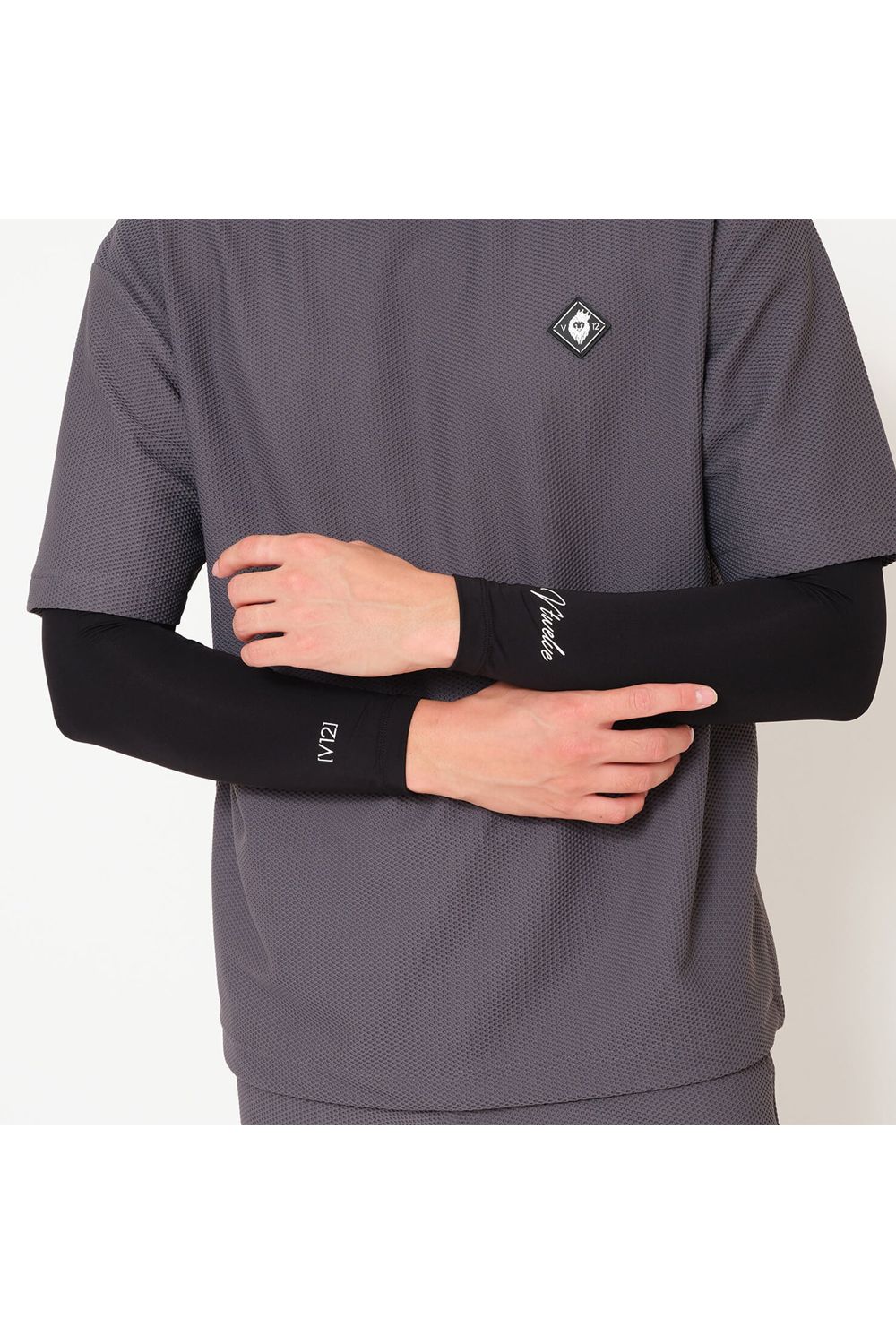 【26SS】 HICKY ARM COVER / ミニマルブランドロゴ アームカバー (ブラック)