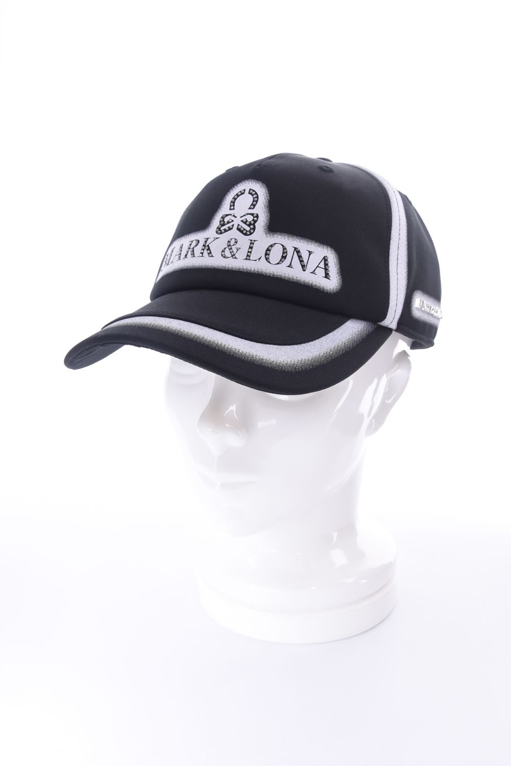 【26SS】 BLUR SIGN SPECTRUM CAP / ブラープリント ラインストーン キャップ (ブラック)