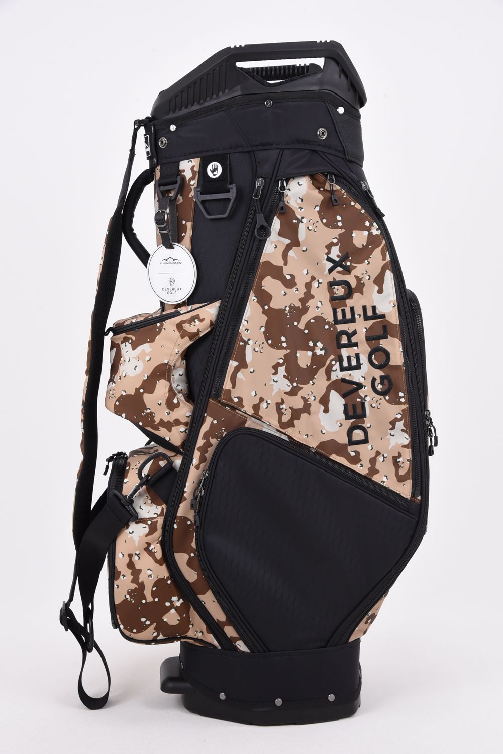 【26AW】 SUN MOUNTAIN x DEVEREUX CADDIE BAG / デザートカモフラージュ カートタイプ キャディバッグ (ブラウン)
