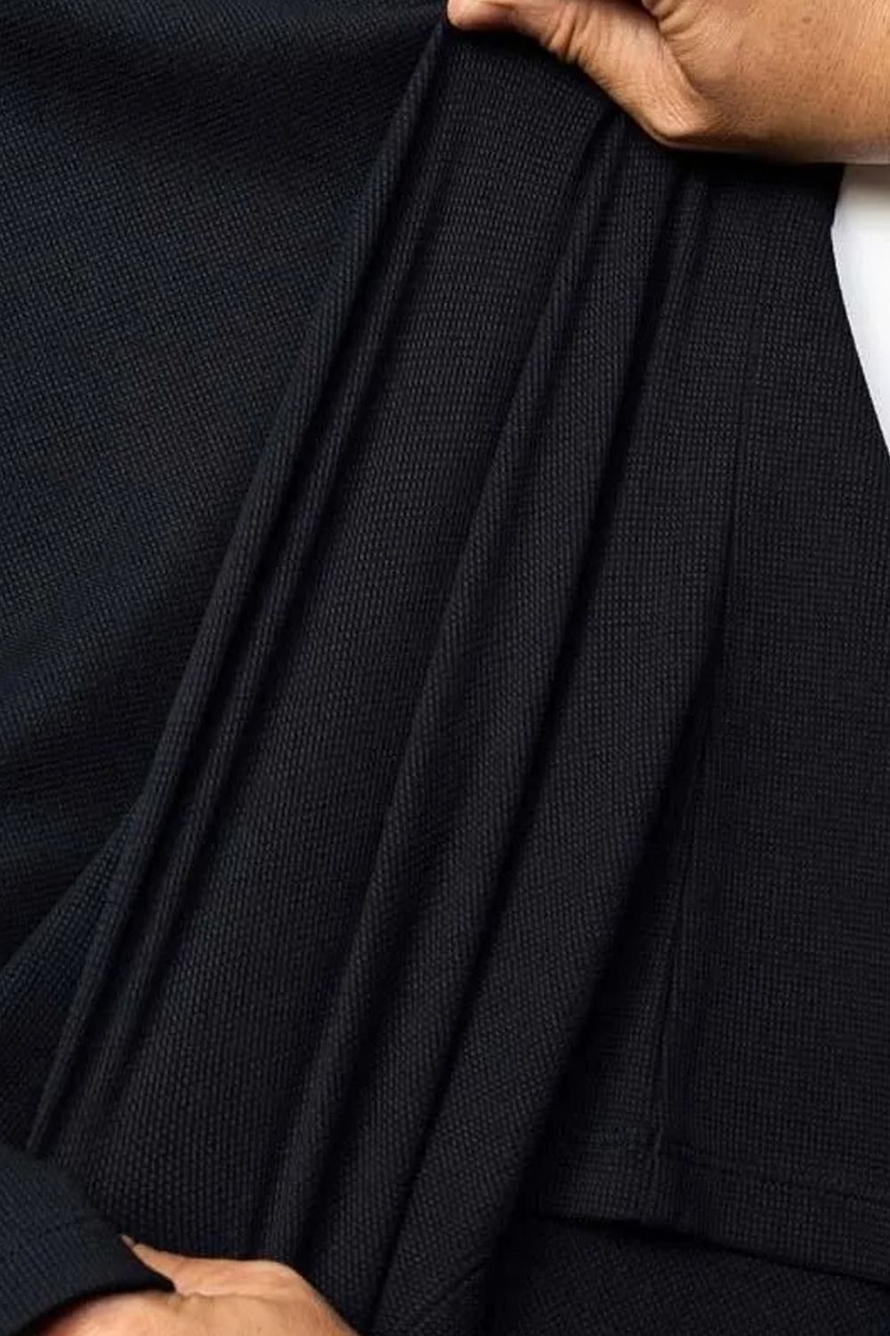 【26AW】【レディース】 RENEWSWING MOCK SHIRTS / ワッフル生地 ロングスリーブ モックネックシャツ (ブラック)*